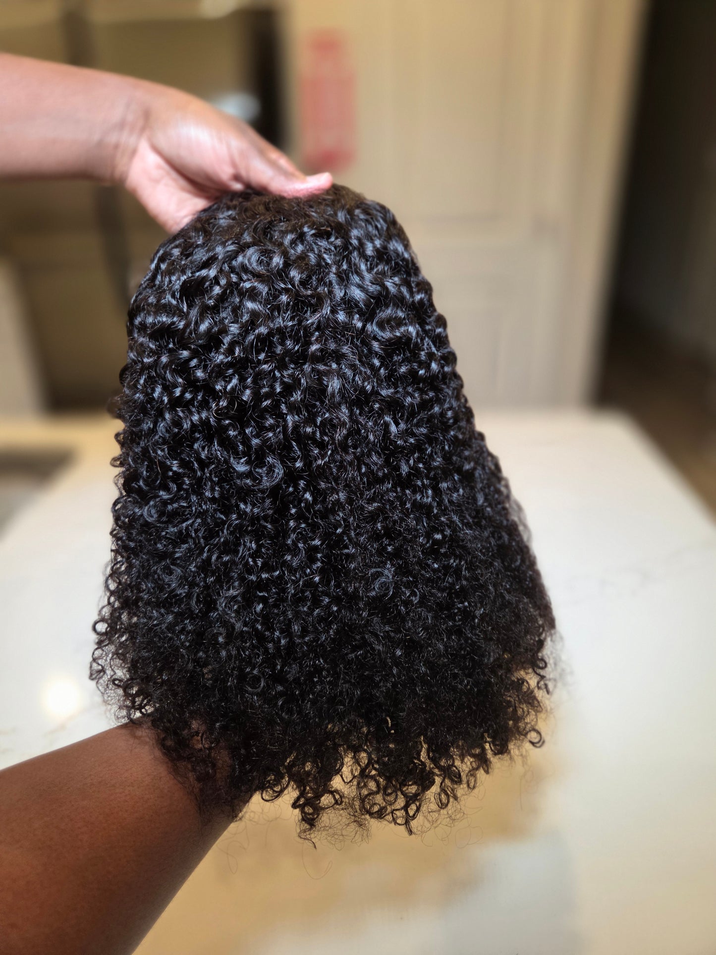 Pixie Curly Flip-Over Half Wig