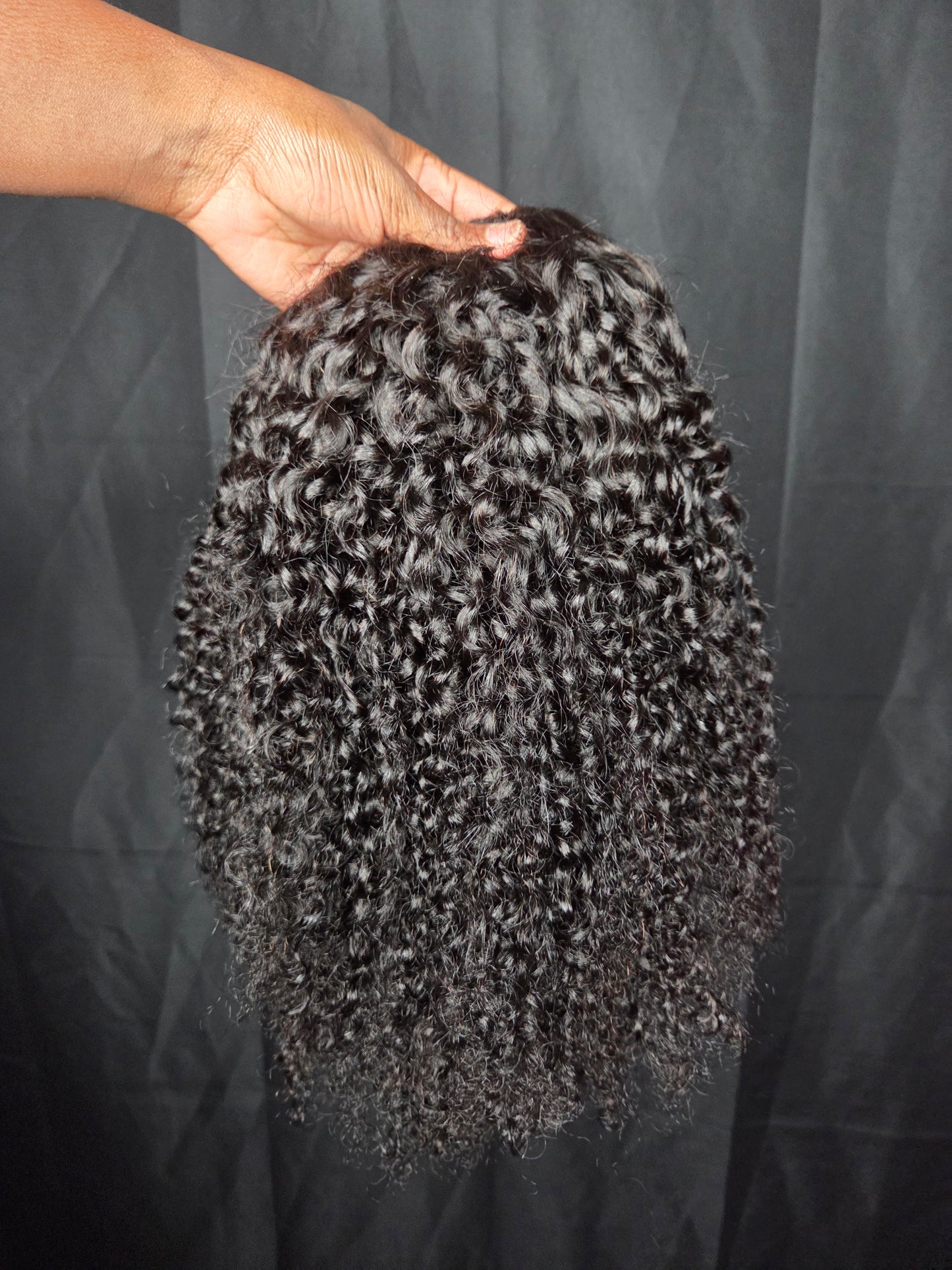 Pixie Curly Flip-Over Half Wig