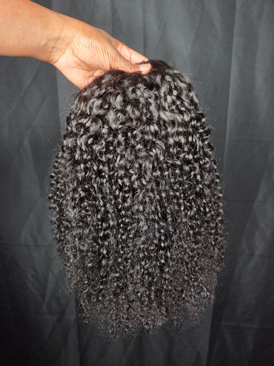Pixie Curly Flip-Over Half Wig