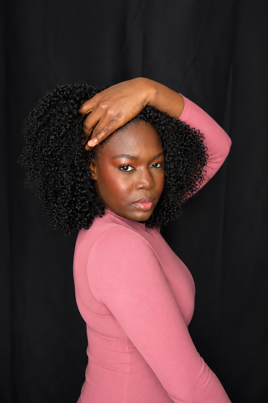 Kinky Curly Flip Over Half Wig