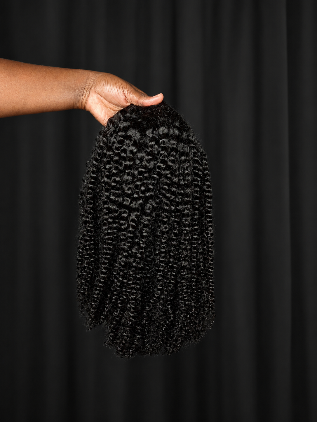 Kinky Curly Flip Over Half Wig